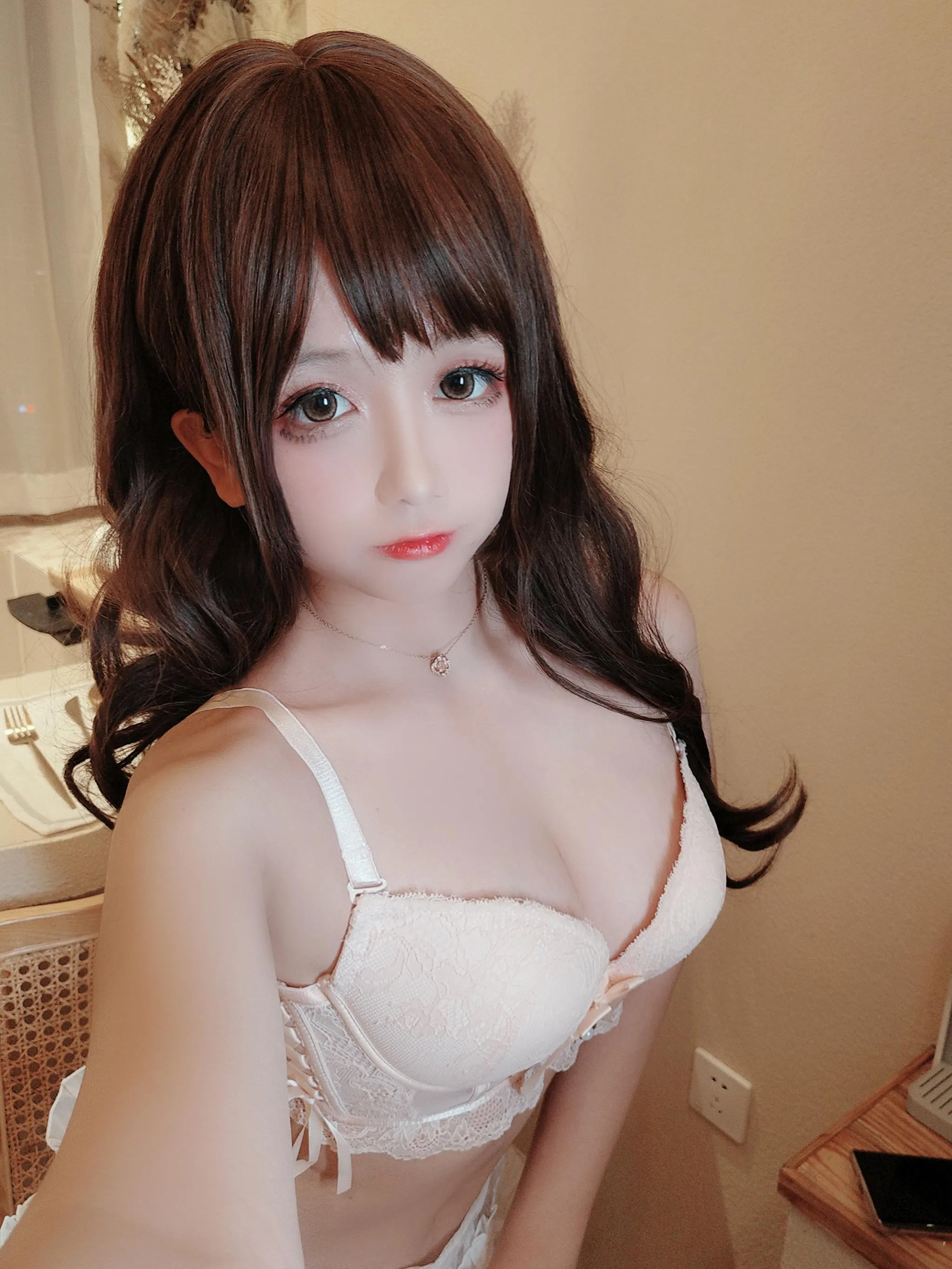 日奈娇 – NO.29 围裙人妻-透明围裙自拍 [34P]插图3